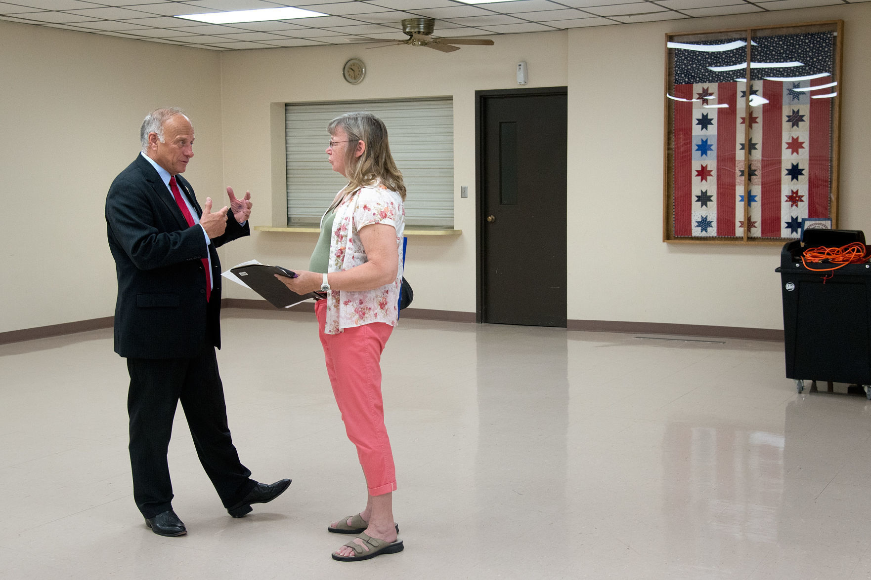 Steve King Alton Town Hall